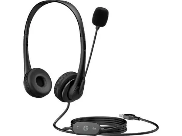 אוזניות HP Stereo USB Headset G2 (428H5AA)