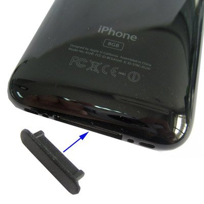 בולם אבק ל-Stopper עבור iPhone 3G iPod 3GS 4G