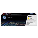 טונר צהוב מקורי HP CE322A מספיק ל-1,300 דף (HP 128A)