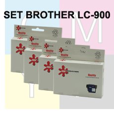 סט ראשי דיו תואמים BROTHER LC-900