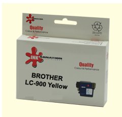 ראש דיו צהוב תואם Brother LC-900Y