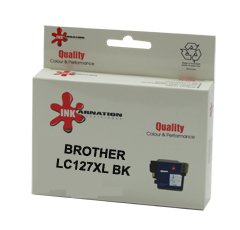 ראש דיו תואם שחור BROTHER LC127XLBK