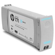 מילוי דיו מקורי HP 771 Light Cyan CR255A