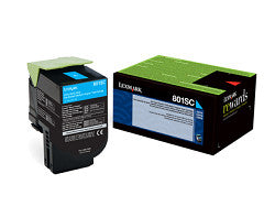 טונר ציאן מקורי Lexmark 80C8SC0 CX410 לקסמרק