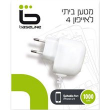 מטען קיר עם כבל ל-iPhone 4/4S