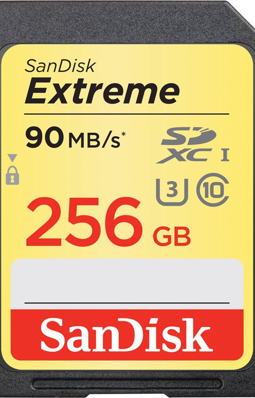 כרטיס זיכרון SanDisk Extreme SDHC 256GB SDSDXNE-256G