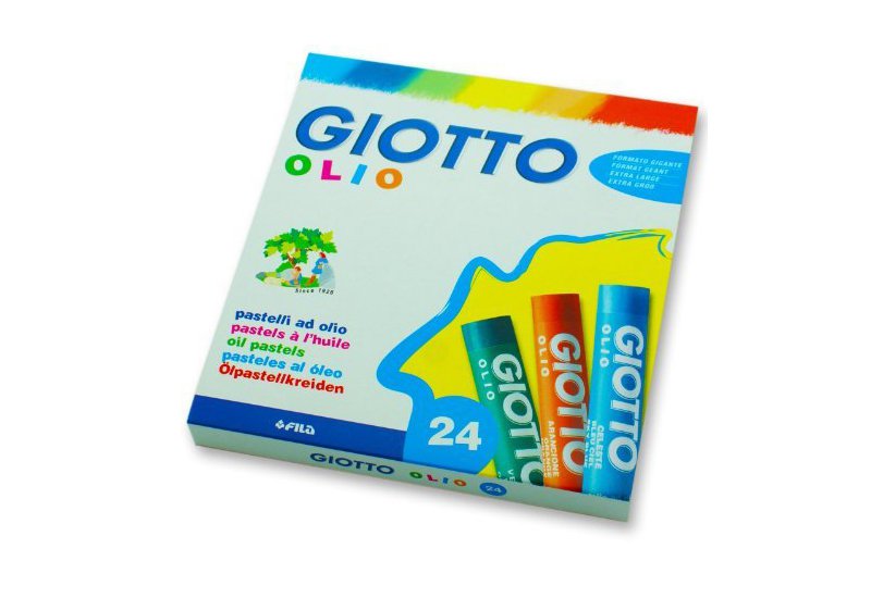 צבעי פסטל-שמן 24 גוונים GIOTTO OLIO