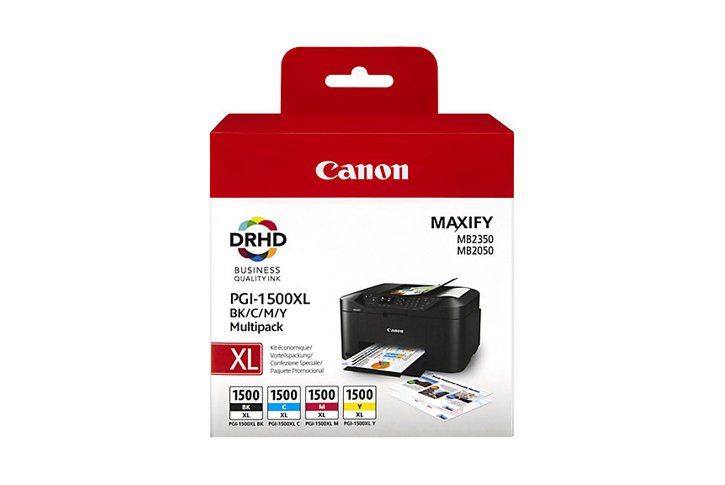 סט 4 ראשי דיו קנון CANON PGI-1500XL