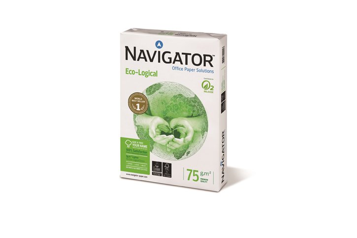 נייר צילום אקולוגי NAVIGATOR A4- עובי 75 גרם נפוח