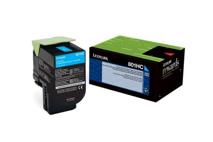 טונר ציאן מקורי Lexmark 80C8HC0 CX410 לקסמרק