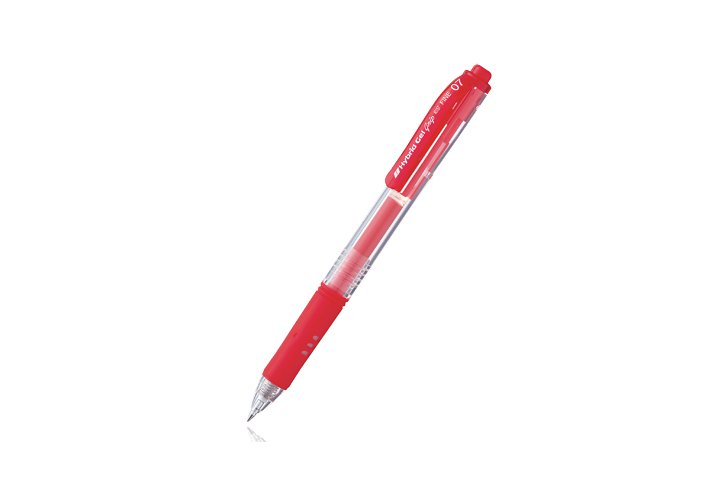 עט ג`ל 0.7 מ``מ עם לחצן וגריפ PENTEL K157