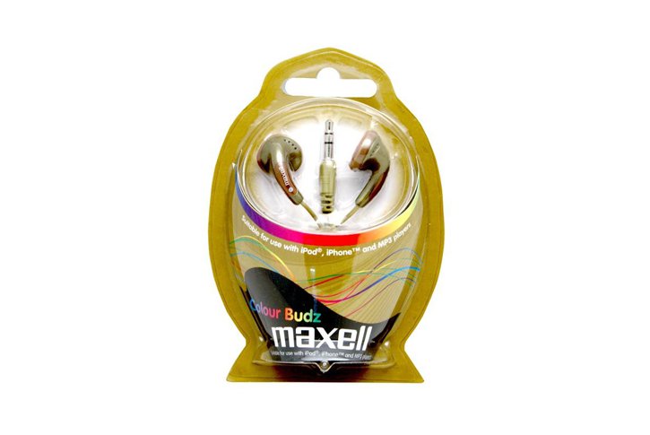 אוזניות InEar Maxell COLOR BUDS מעוצבות