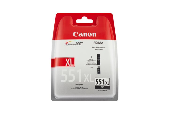 ראש דיו גדול מקורי קנון שחור CANON CLI-551BK XL