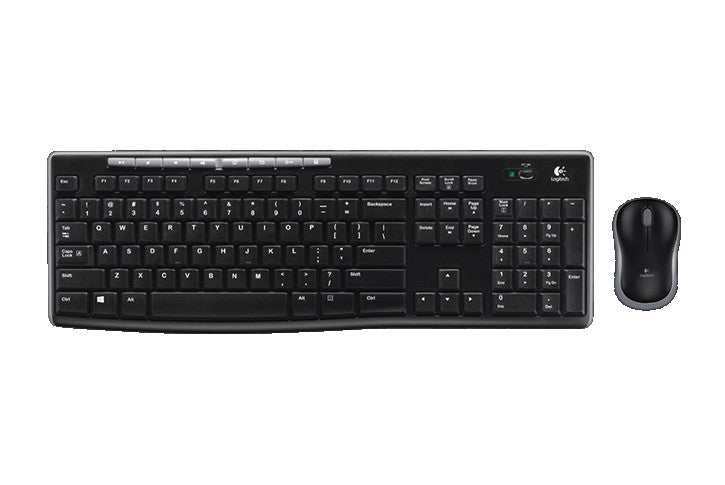 סט אלחוטי מקלדת ועכבר Logitech Wireless MK270