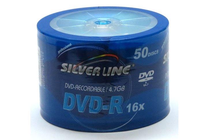 לצריבה - SILVER LINE DVD-R 4.7GB 120Min X16