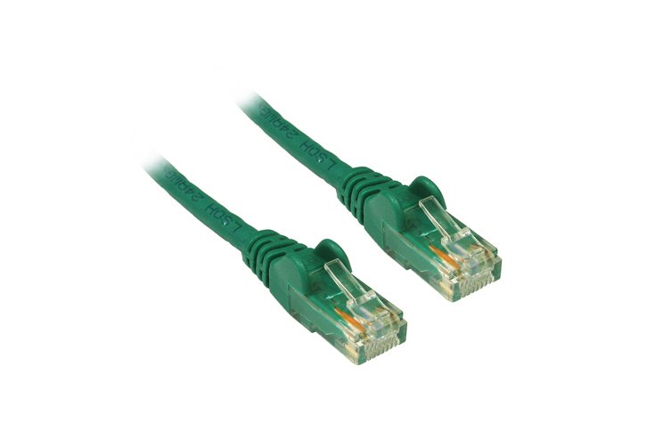 כבל רשת RJ45 מסוכך cat 5e-אורך 0.3 מטר ירוק