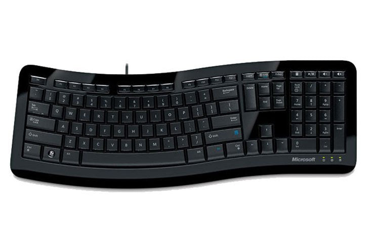 מקלדת ארגונומית MICROSOFT  Comfort Curve Keyboard 3000