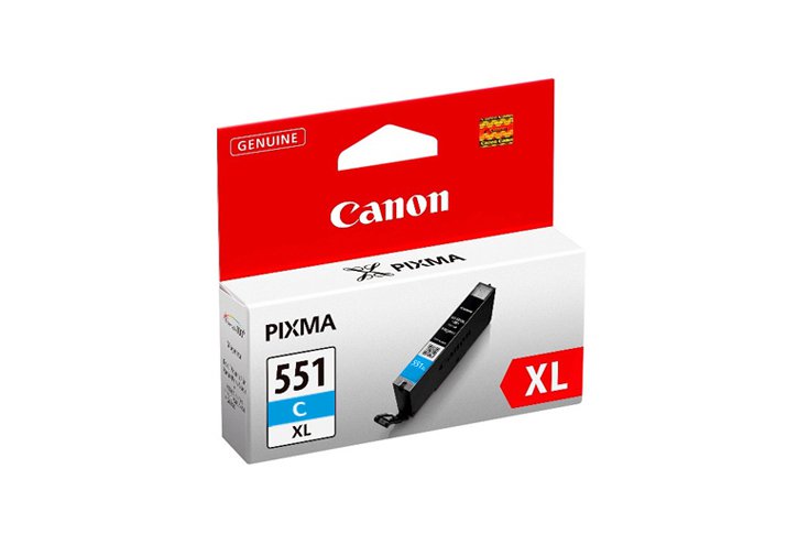 ראש דיו  גדול מקורי קנון ציאן CANON CLI-551C XL