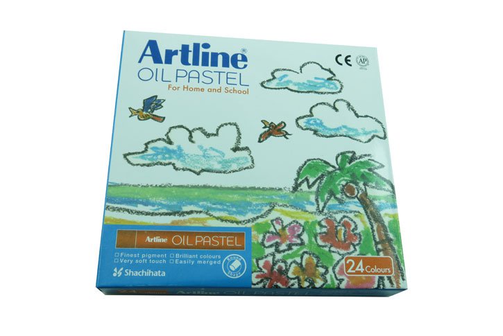 צבעי פסטל-שמן  Artline (פנדה)-24 צבעים