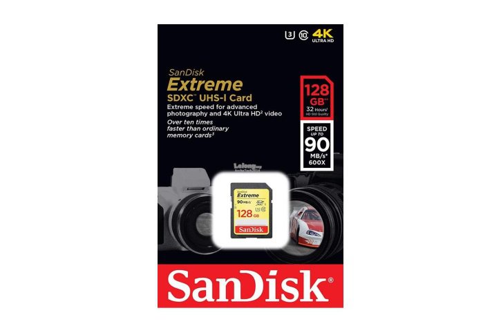 כרטיס זיכרון SanDisk Extreme SDHC 128GB SDSDXNE-0128G