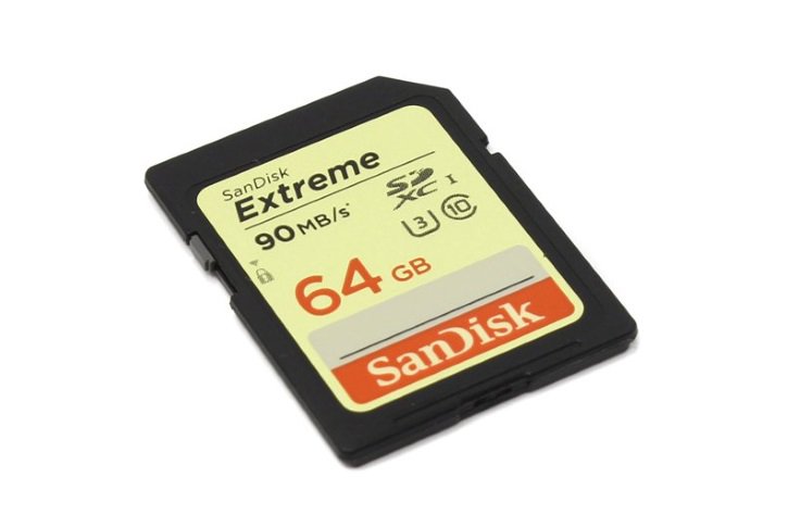 כרטיס זיכרון SanDisk Extreme SDXC 64GB SDSDXNE-064G