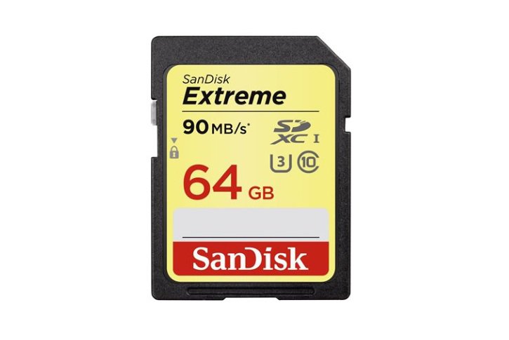 כרטיס זיכרון SanDisk Extreme SDXC 64GB SDSDXNE-064G