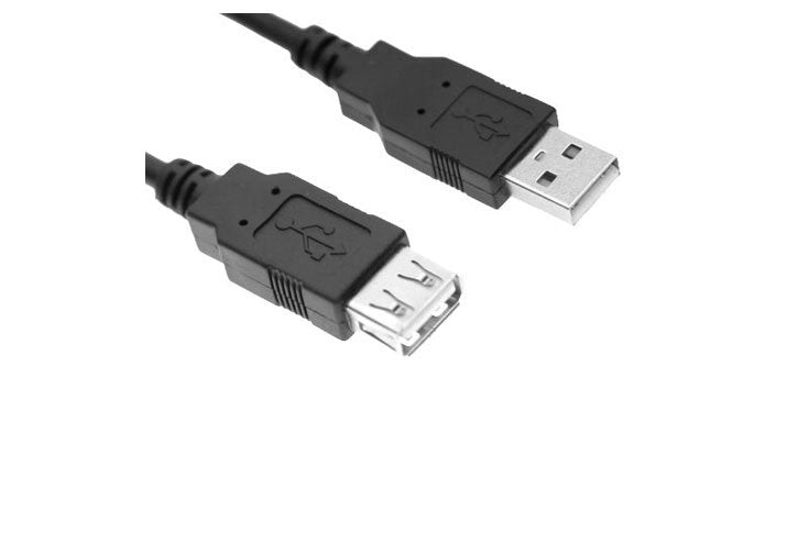 כבל מאריך M/F USB A/A--אורך 3 מטר