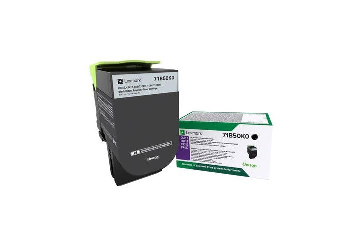 טונר לקסמרק מקורי שחור Lexmark 71B50K0