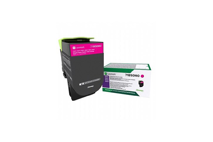 טונר לקסמרק מקורי מגנטה  Lexmark 71B50M0