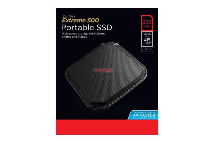 כונן SSD חיצוני SanDisk Extreme 500 SDSSDEXT-250GB