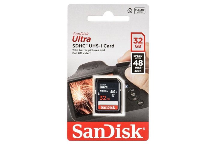 כרטיס זיכרון SanDisk Ultra SDSDUNB-032G 32GB SD