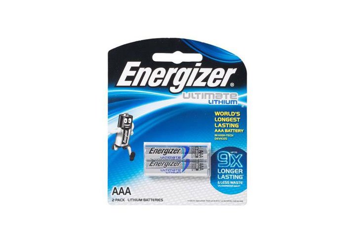 זוג סוללות ליתיום AAA דגם Energizer