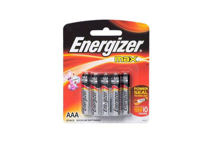 סט 8 סוללות אלקליין AAA-Energizer LR03