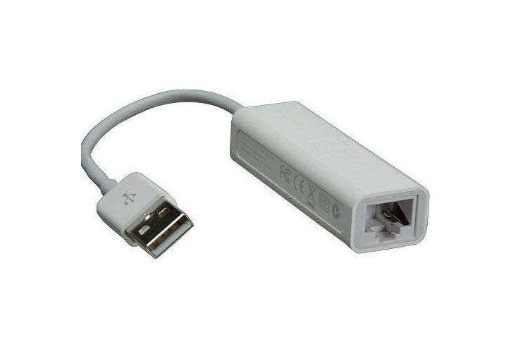 מתאם USB - LAN RJ45 תומך 10/100Mb (כרטיס רשת USB)