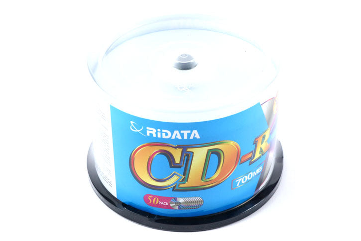 RIDATA CD-R80 - באריזה 50 יח