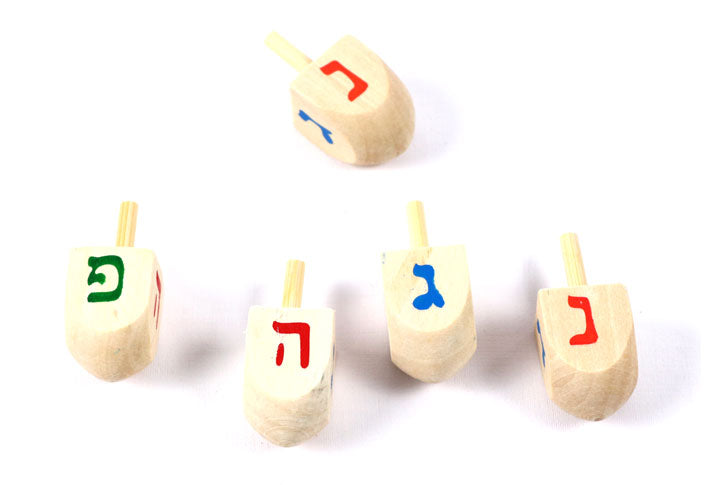 5 סביבון עץ - כ 16 מ``מ