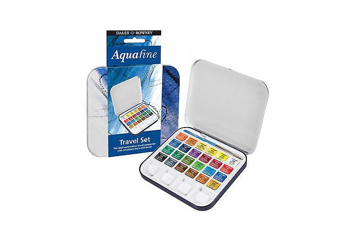 סט צבעי מים 24 טבליות AQUAFINE