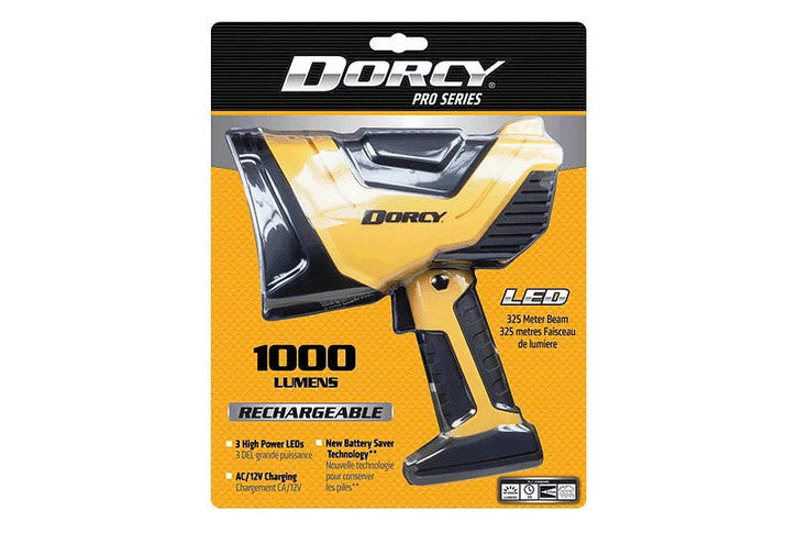 פנס נייד DORCY D1082 LED RECHARGEABLE SPOTLGHT