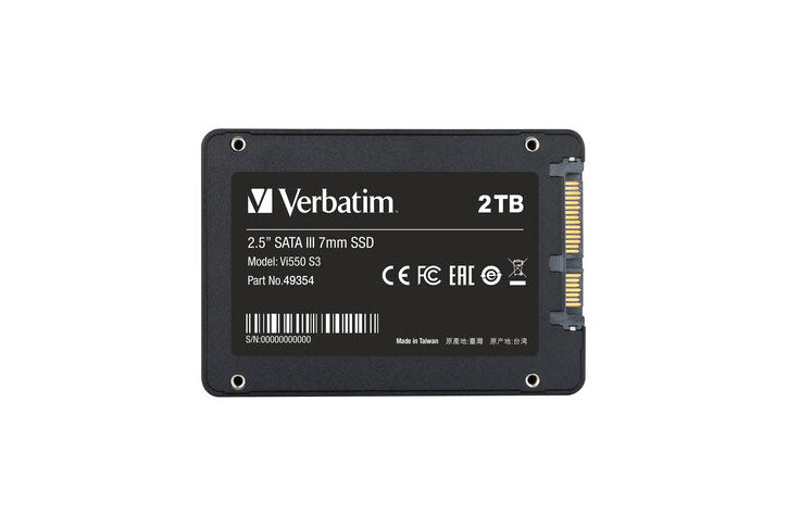 כונן קשיח פנימי  Verbatim Vi550 S3 2.5 Inch 2TB SSD SATA III